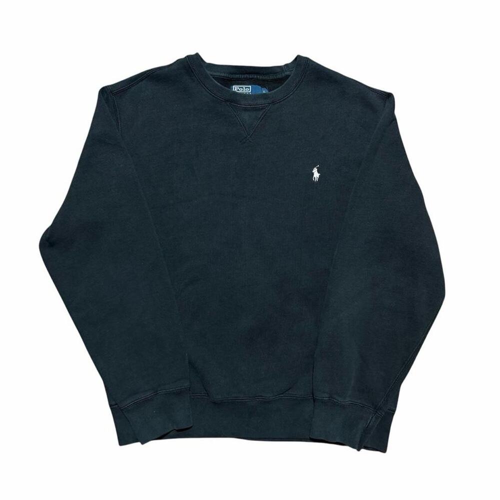 Vintage Polo RL black crewneck sweatshirt
